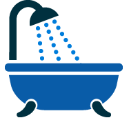 Lake Villa Bathrooms